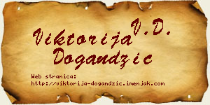 Viktorija Dogandžić vizit kartica